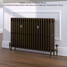 CI-RC660-20-MET-BRONZE-LS01 - Richmond 4 Column Victorian Cast Iron Radiator H660mm x W1826mm CI-RC660-20-MET-BRONZE-LS01 - Richmond 4 Column Victorian Cast Iron Radiator H660mm x W1826mm